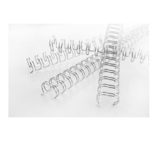 GBC WireBind Drahtbindercken 8mm silber 100 Stck, 4400028