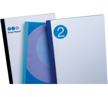 GBC Couverture reliures 3mm A4 blanc 100 pcs., IB451713