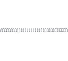 GBC Drahtbindercken 9.5mm A4 silber, 34 Ringe 100 Stck, RG810697