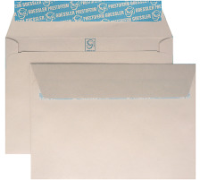 GOESSLER Enveloppe Renova s/fentre C6 80g, gris 500 pcs., 1141