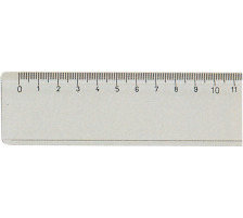 GRAFONORM Rgle plate 30cm transparent, 88/30