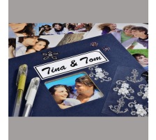 HAMA Album Fine Art 280x240mm, bleu 25 pages, 90147