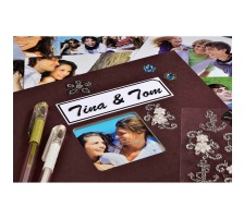 HAMA Album Fine Art 280x240mm, bordeaux 25 pages, 90149