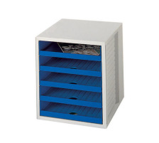HAN Set Tiroires Cabniet gris/bleu 5 comp., 1401-14