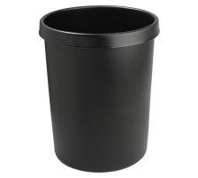 HELIT Corbeille  papier noir 45lt, H6106295