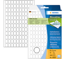 HERMA Etiquettes Movables 812mm blanc, non perm. 3840 pcs., 10600