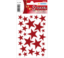 HERMA Sticker Etoile rouge 27 pcs. /1 flls., 15099