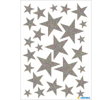 HERMA Sticker Etoile argent 27 pcs. /1 flls., 15128