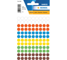 HERMA Marqueurs 8mm ass couleur. 540 pcs., 1831