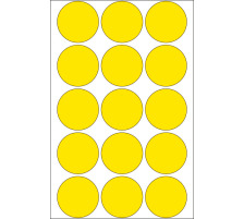 HERMA Marqueurs 32mm jaune 480 pcs./32 flls., 2271