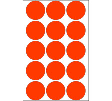 HERMA Marqueurs 32mm rouge 480 pcs./32 flls., 2272