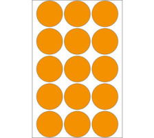 HERMA Etiquettes ronde 32mm orange 360 pcs., 2274