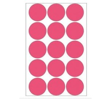 HERMA Etiquettes ronde 32mm rouge 360 pcs., 2276