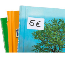 HERMA tiquettes 8x12mm blanc 3840 pcs./32 feuilles, 2310