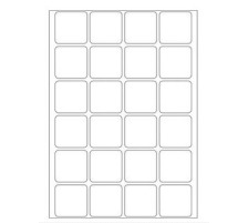 HERMA Etiquettes 2424mm blanc 768 pcs., 2460