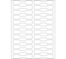 HERMA Etiquettes 49x10mm blanc 600 pcs., 2510