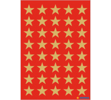 HERMA Sticker Sterne 13mm gold 120 Stck/3 Blatt, 3412