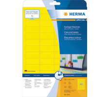 HERMA tiquettes univers. 45x21mm jaune 960 pcs./20 flls., 4366