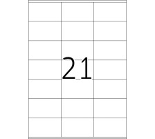 HERMA Universal-Etiketten 70x42mm weiss 2100 St./100 Blatt, 4451