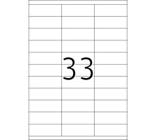 HERMA tiquettes univers. 70x25,4mm blanc 3300 pcs./100 flls., 4455