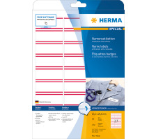 HERMA Etiquettes badges 63,5x29,6mm blanc 540 pcs./20 flls., 4512