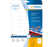 HERMA Etiquettes film 48,3x25,4mm blanc,PP mat 440pcs./10 flls., 4581