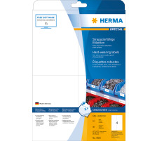 HERMA Etiquettes film 105x148mm blanc,PP mat 40 pcs./10 flls., 4583