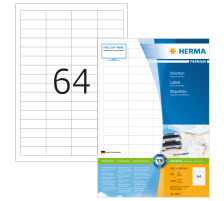 HERMA Etiquettes Premium 48,316,9mm blanc 12800 pcs., 4607