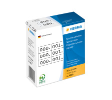 HERMA Numro triple 22x10mm blanc, 0-999 1000 pcs., 4800