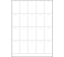 HERMA Etiquettes  attacher 41x70mm blanc 2000 pcs., 6871