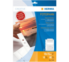HERMA Dossier Fotophan 10x15cm 4 pices/10 feuilles, 7586