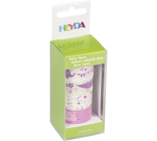 HEYDA Deco Tape Baby 4x15mmx5m rosa 4 roul., 203584357