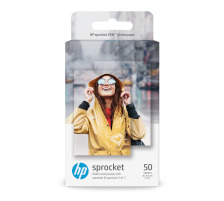 HP ZINK Photo Paper 50 feuilles Sticky-Backed 5x7,6cm, 1DE37A