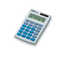 IBICO Calculatrice 081X 8 chiffres gris/bleu, IB410000