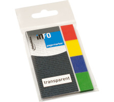 INFO Page Marker transp. 20x50mm, 4x40 flls., 5670-00