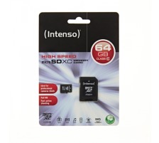INTENSO Micro SD class 10 64GB, 3413490