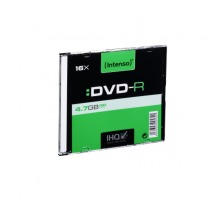 INTENSO DVD-R Slim 4.7GB 16x Printable 10 Pcs, 4801652