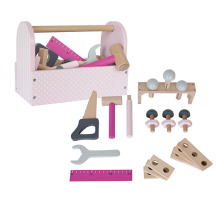JABADABADO Toolbox rose 30x12cm, W7106