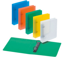 KOLMA Classeur  anneaux A6 transparent, 02.803.00