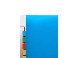 KOLMA Livre de prsent. Easy A4 bleu, 20 poches, 03.752.05