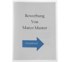 KOLMA Dossier de candit. Tender A4 transp.,2 pcs.,dos  pince, 10.019.00