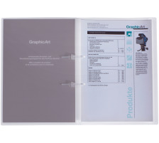 KOLMA Dossier classeur Vario A4 transparent,KolmaFlex 80 flls., 11.008.00