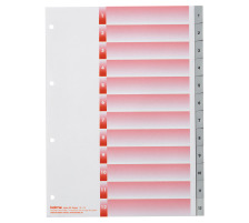 KOLMA Register PP grau A4 1-12, Kolmaflex, 18.112.03