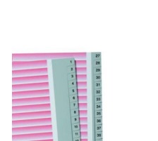 KOLMA Rpertoires Kolmaflex A4 gris, 52 pcs., a.feuille ind., 18.252.03