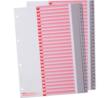 KOLMA Rpertoires Kolmaflex A4 gris, 52 pcs., a.feuille ind., 18.252.03