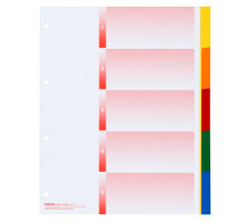KOLMA Rpertoires PP gris XL A4 5 pcs., multicolor, 18.407.20