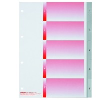 KOLMA Rpertoires PP gris A4 1-5, 18.554.03