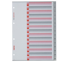 KOLMA Rpertoires Longlife A4 gris, 1-15, 19.115.03