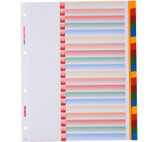 KOLMA Register LongLife XL A4 blanko, 20farb. tabs, 4-Loch, 19.420.20