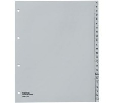 KOLMA Register LongLife XL A4 grau, A-Z, 24-teilig, 4-Loch, 19.424.03